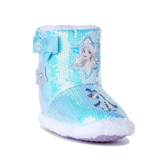 New Frozen Toddler Girls Slipper Bootie - Picture 3 of 5